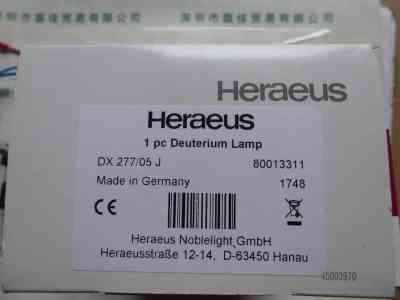 HERAEUS贺利氏 DX 27705J-80013311 氘灯